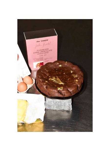 Flourless Dk Chocolate Gold Leaf Cake Kit
