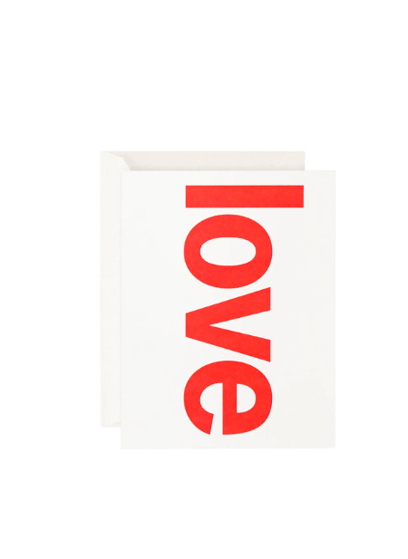 Red Love Greeting Card