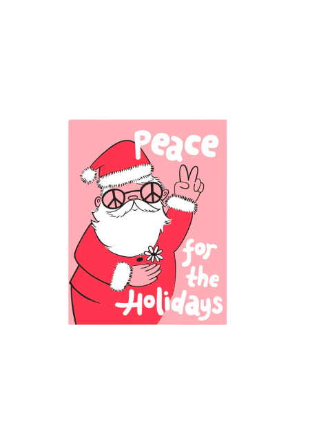 Peace for the Holidays Greeting Card