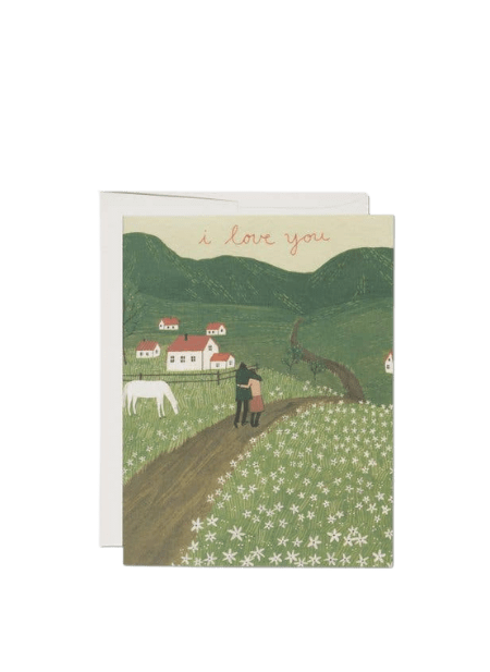 I Love You (Along the Road) Greeting Card