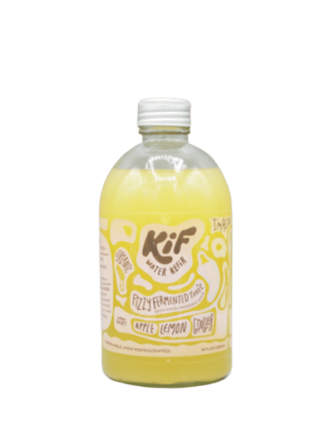Apple Lemon Ginger Kefir Water