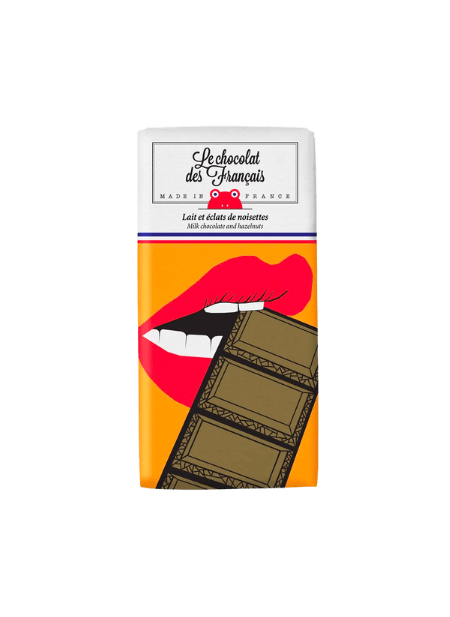 Milk Chocolate w/ Hazelnuts Bar w/ Mouth