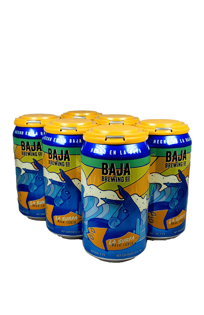 Baja Brewing Beer La Surfa Mexican Lager - 6pk