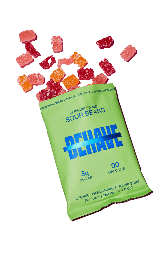Behave Snacks Sour - Seriously Good Sour Gummy Bears
