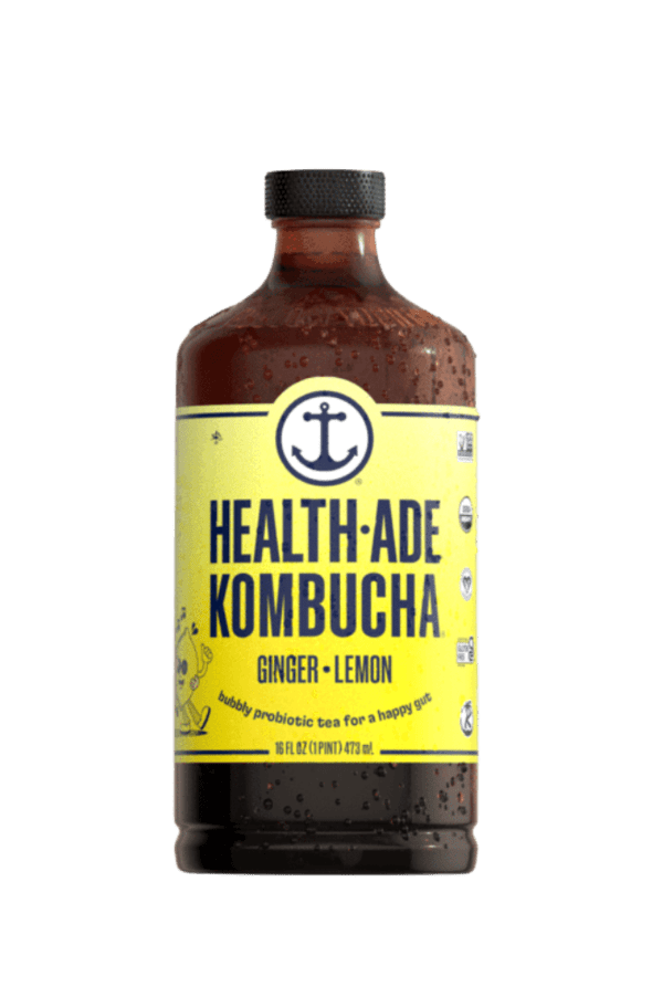 Health-Ade Non-Alcoholic Beverages Ginger Lemon Kombucha