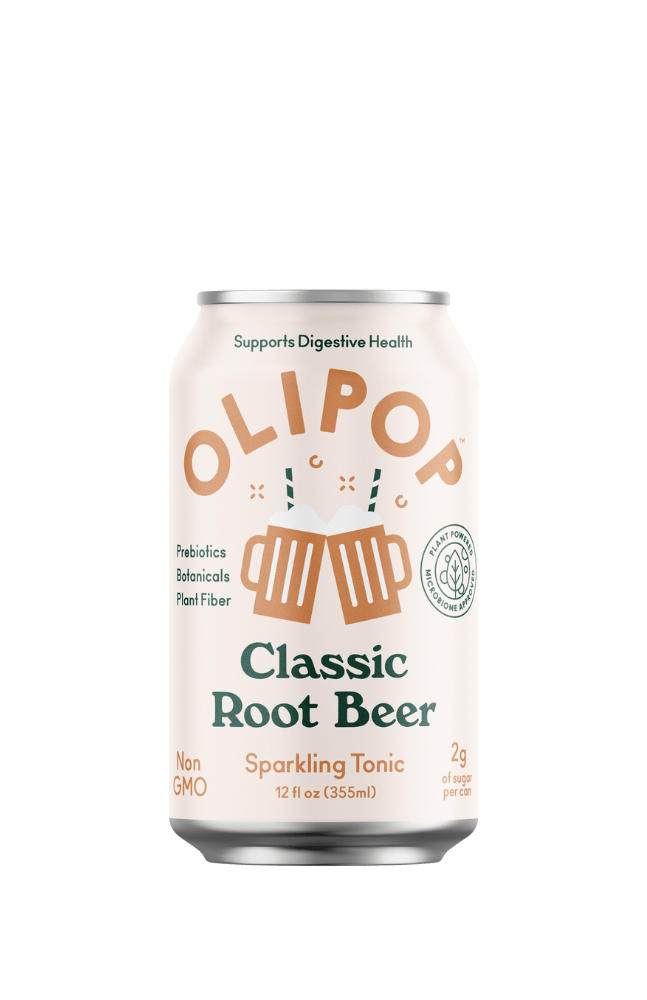 OLIPOP Non-Alcoholic Beverages Classic Root Beer