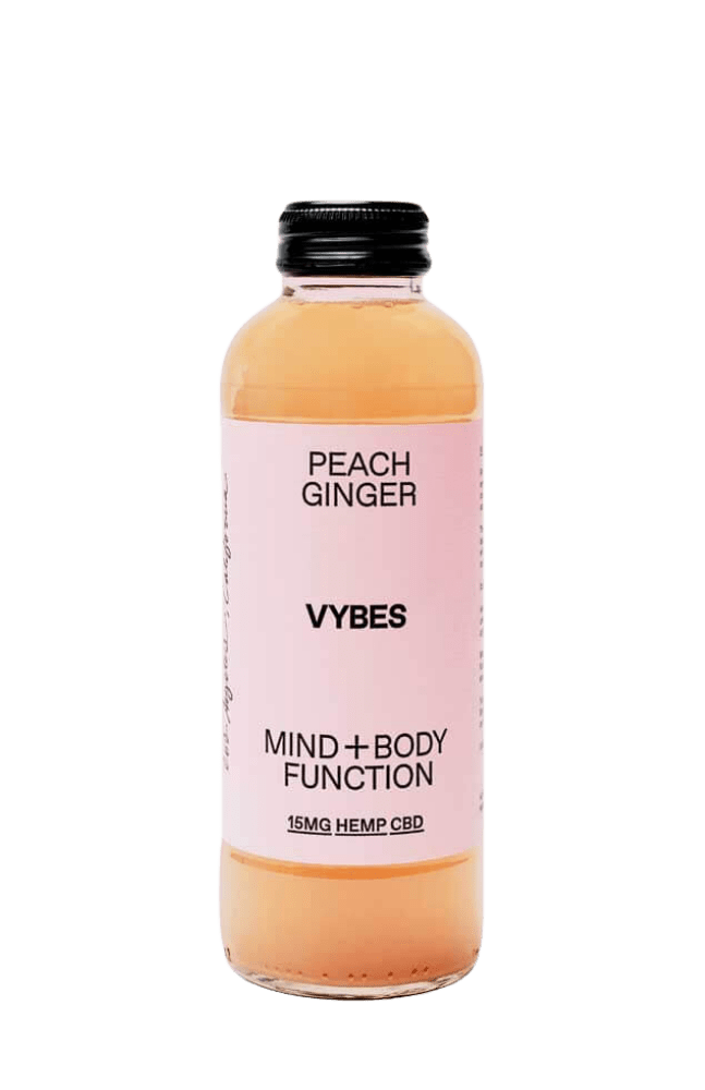 Vybes Non-Alcoholic Beverages Peach Ginger