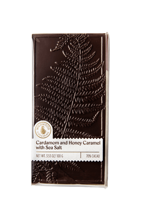 Wildwood Snacks Cardamom & Honey Caramel w/ Sea Salt Chocolate
